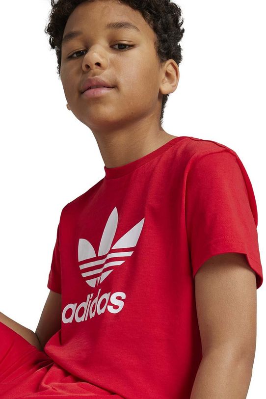 adidas Originals t-shirt bawełniany dziecięcy TREFOIL TEE IY7423