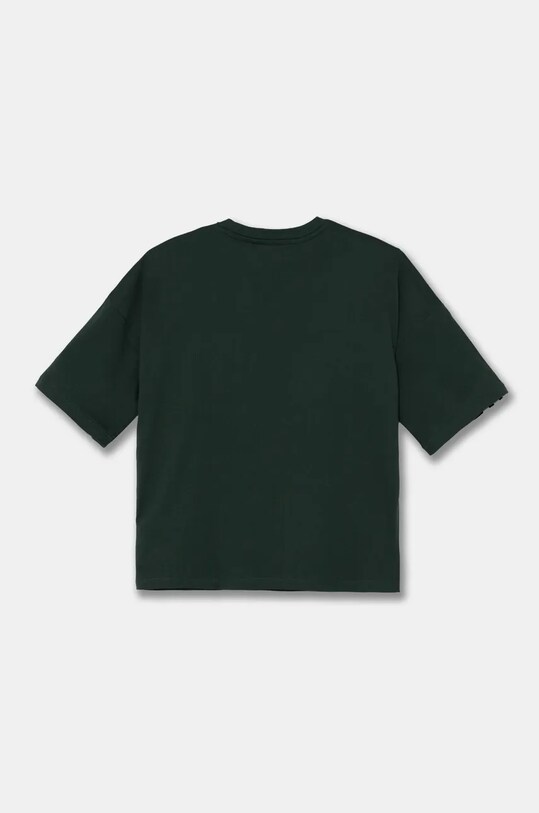 Хлопчик Дитяча бавовняна футболка adidas Originals TEE IY9545 зелений