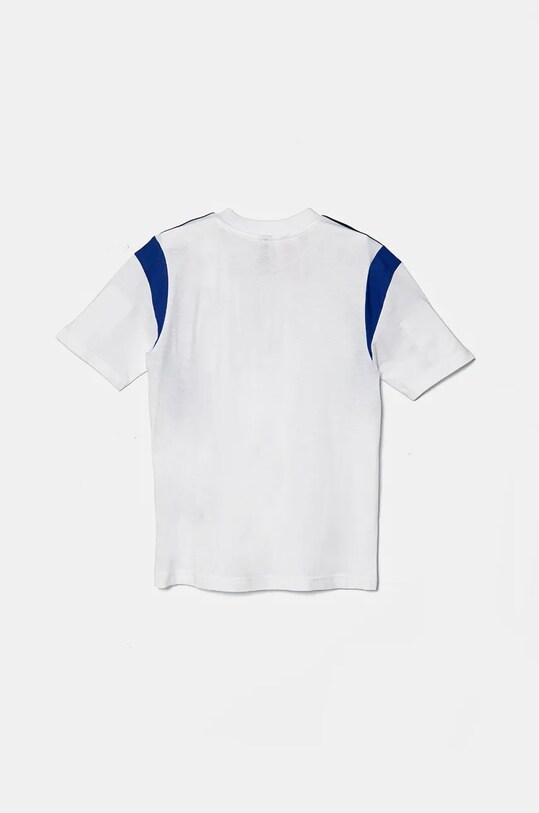 Otroška bombažna kratka majica adidas B T CB JE0316 bela AW24