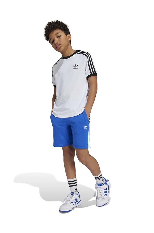 Детская хлопковая футболка adidas Originals 3STRIPES TEE JE0515