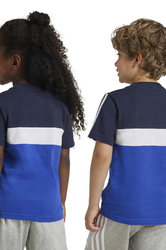adidas tricou de bumbac pentru copii LK 3S TIB T JF2647 bleumarin