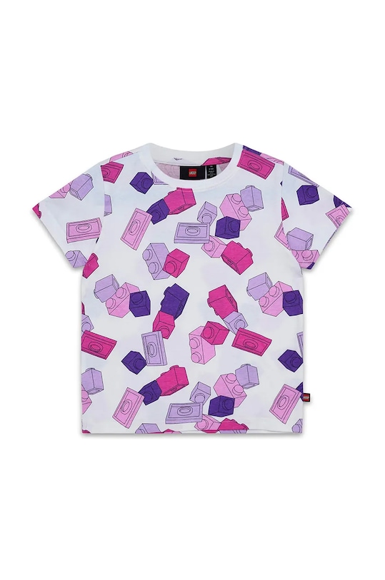 Lego t-shirt in cotone per bambini LWTANO 626 12011338 rosa AW24