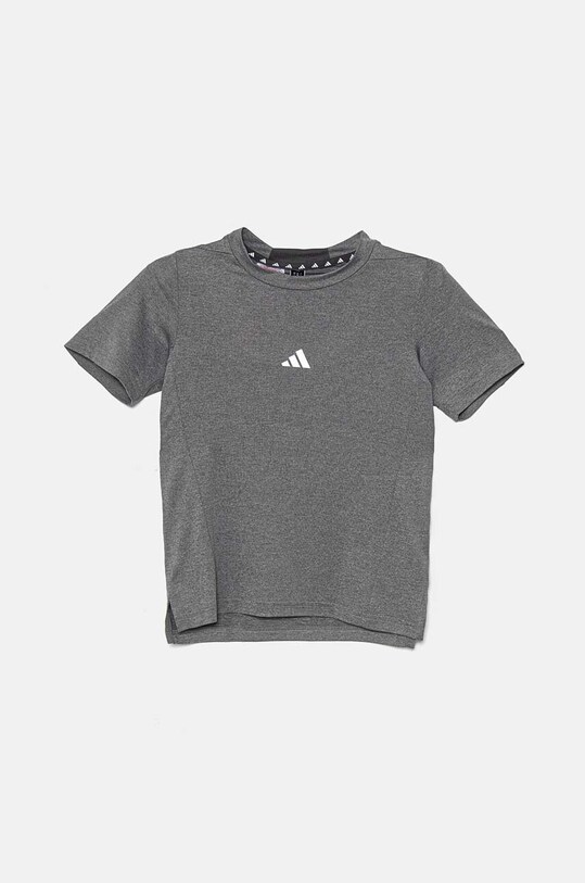 Дитяча футболка adidas J HEA TEE з еластаном сірий IN1657