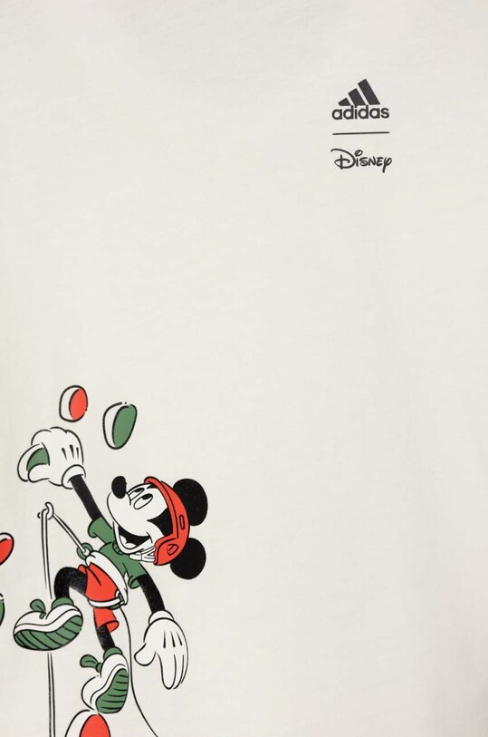 Мальчик Детская хлопковая футболка adidas I DY MM T IW0661 бежевый