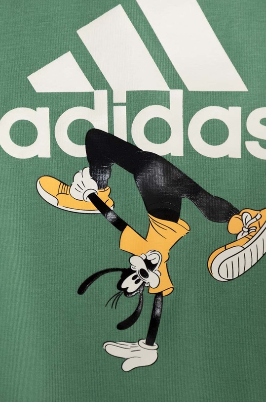 Παιδικό μπλουζάκι adidas x Disney πράσινο IW0668