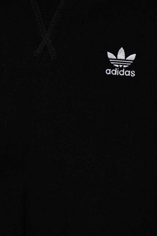 Παιδικό βαμβακερό μπλουζάκι adidas Originals TEE μαύρο IW3507