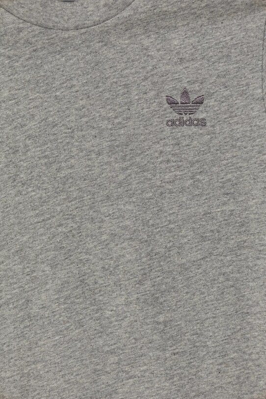 Παιδικό βαμβακερό μπλουζάκι adidas Originals TEE γκρί IX5267