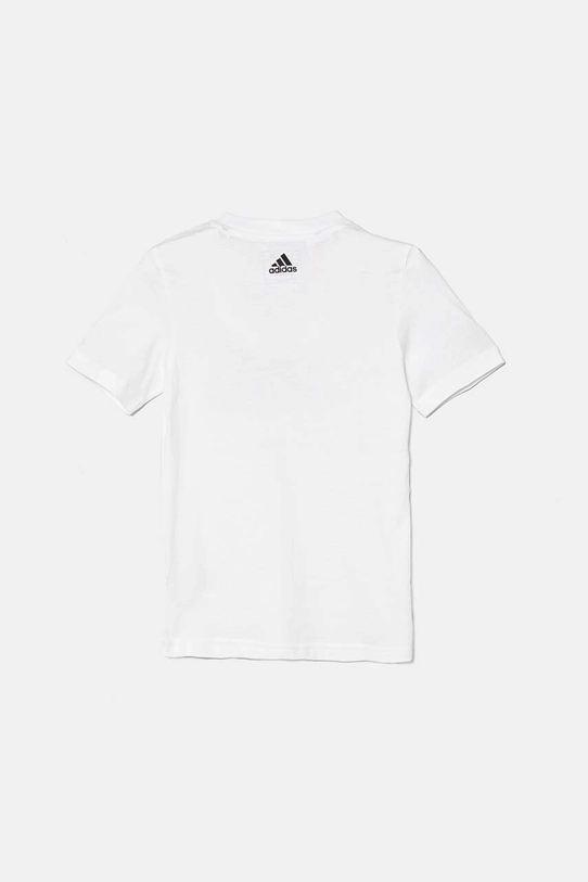 Мальчик Детская хлопковая футболка adidas U BL 2 TEE IX9527 белый