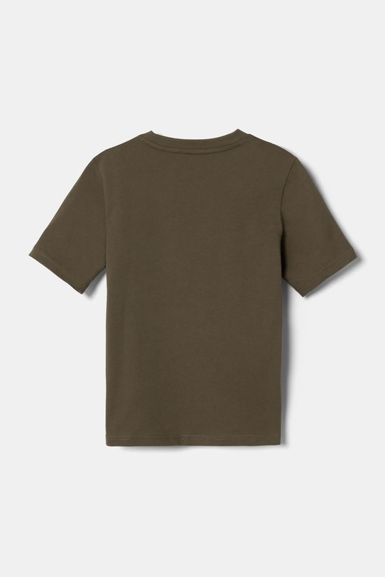 Dječja pamučna majica kratkih rukava adidas Originals TEE IX5264 zelena AW24