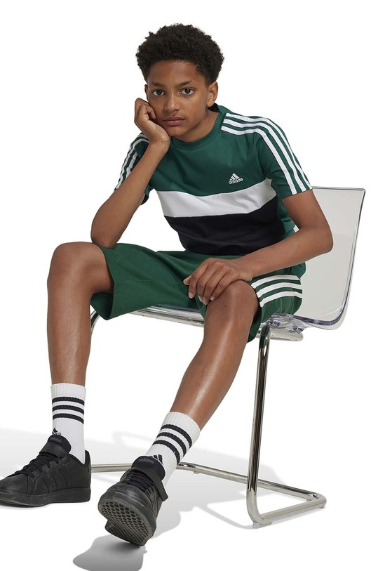 Dětské bavlněné tričko adidas J 3S TIB T IW3494