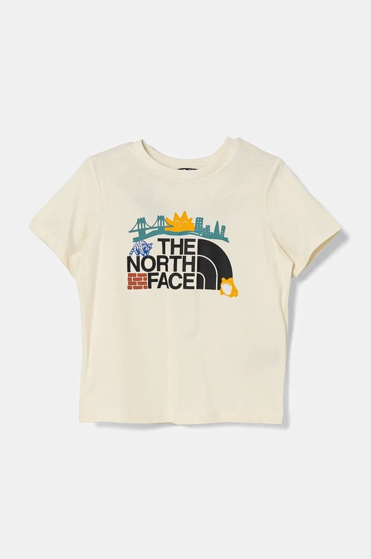 The North Face t-shirt in cotone per bambini TRAIL MAP GRAPHIC S/S TEE prodotto per bambini beige NF0A89H4QLI1