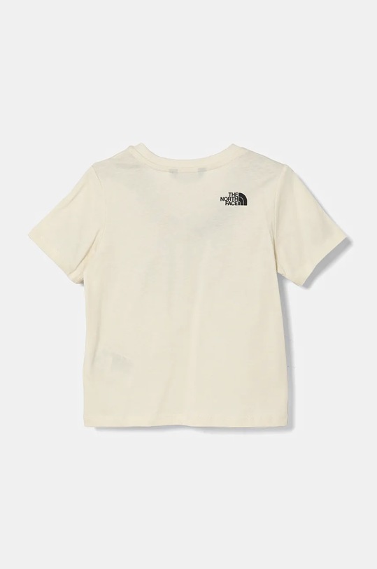 The North Face t-shirt in cotone per bambini TRAIL MAP GRAPHIC S/S TEE NF0A89H4QLI1 beige AW24
