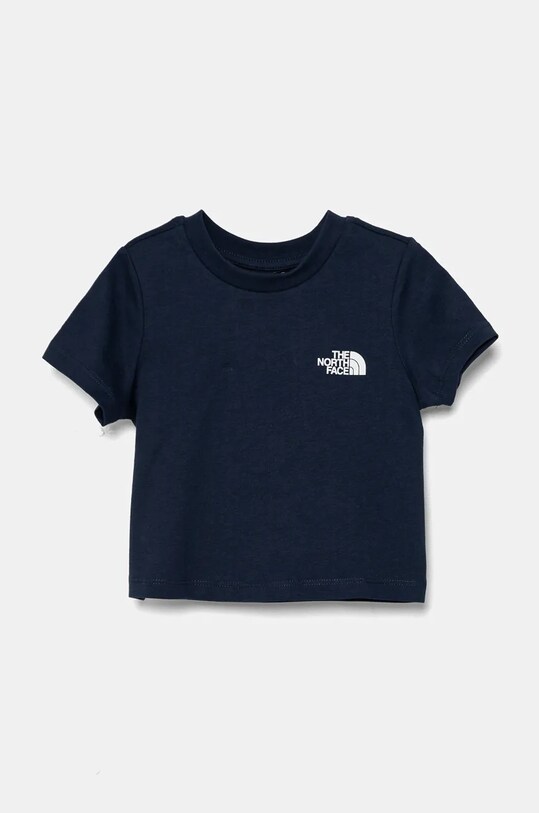 The North Face tricou de bumbac pentru copii REDBOX S/S TEE uni bleumarin NF0A89H58K21