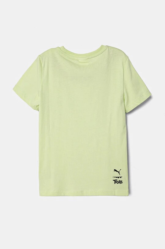 Детская хлопковая футболка Puma X TROLLS Tee 627376 зелёный AW24