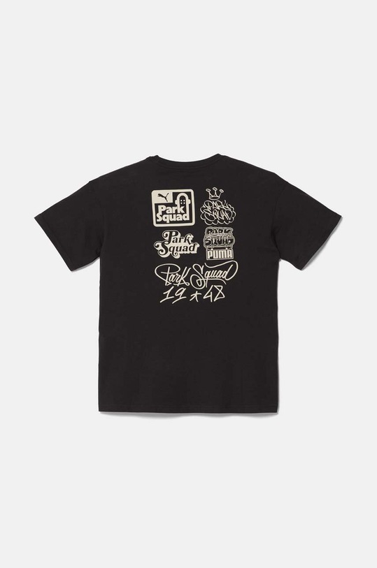 Dětské bavlněné tričko Puma ESS+ MID 90sphic Tee 681874 černá AW24