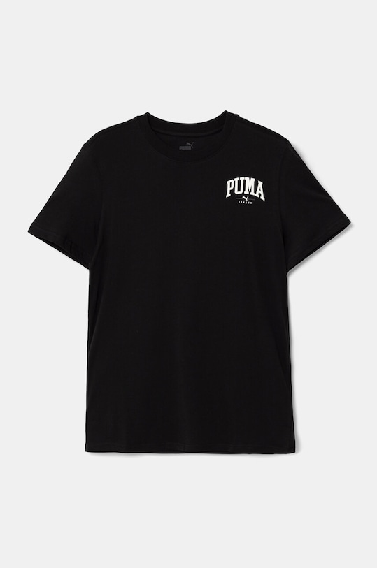 Детская хлопковая футболка Puma SQUAD Smallphic Tee хлопок чёрный 682773