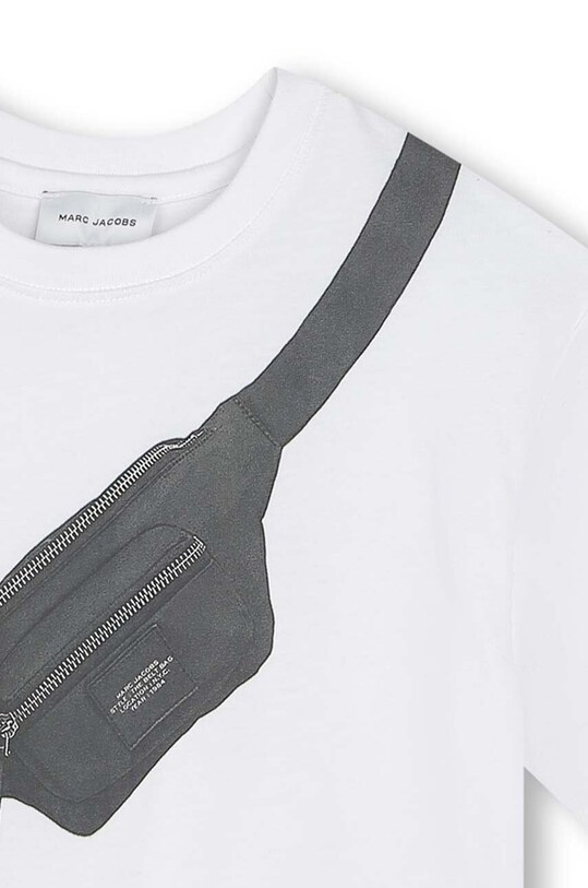 Chlapec Detské bavlnené tričko Marc Jacobs W60256.156 biela