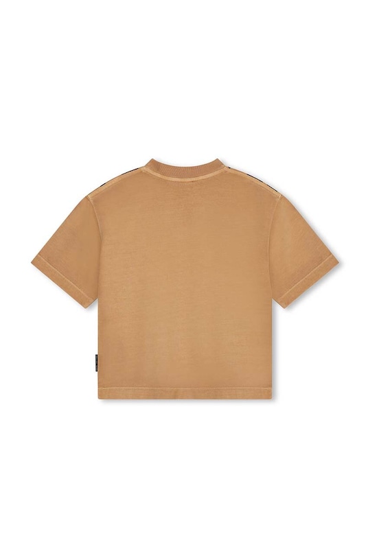 Dětské bavlněné tričko Marc Jacobs W60283.102.108 hnědá AW24