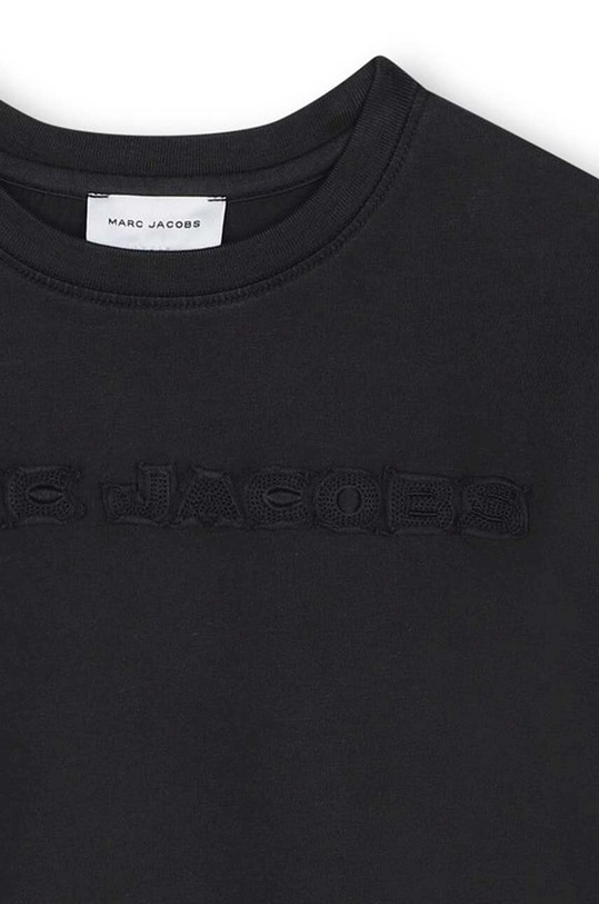 Хлопчик Дитяча бавовняна футболка Marc Jacobs W60305.114.150 чорний