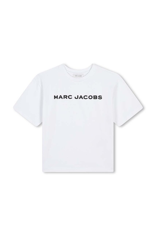 Dětské bavlněné tričko Marc Jacobs kulatý bílá W60317.114.150