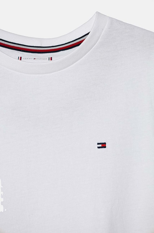 Детска памучна тениска Tommy Hilfiger (2 броя) UK0UK00073.9BYH сив