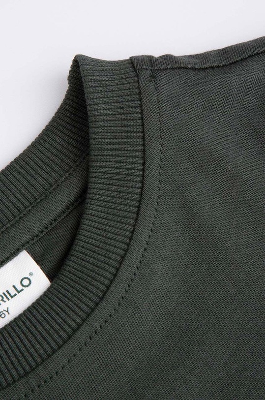 Dětské bavlněné tričko Coccodrillo zelená ZC4143201LBD