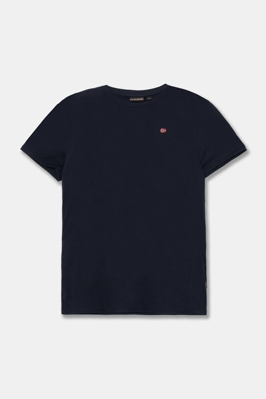 Napapijri tricou de bumbac pentru copii SALIS SS 2 uni bleumarin NP0A4GEH1761.168.172