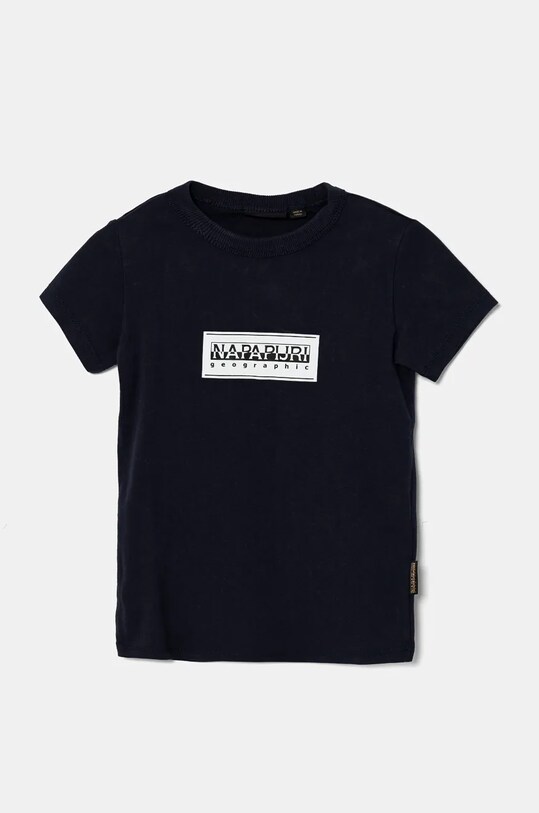 Napapijri tricou de bumbac pentru copii S-CHAMOIS SS print bleumarin NP0A4HYL1761.98.128