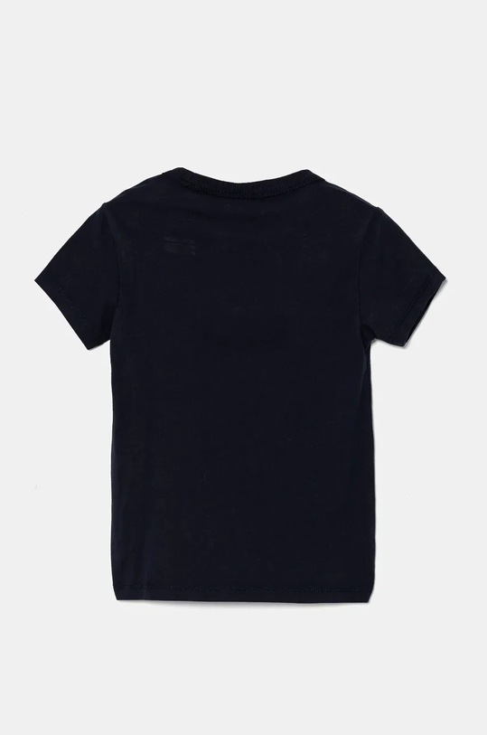 Детская хлопковая футболка Napapijri S-CHAMOIS SS NP0A4HYL1761.98.128 тёмно-синий AW24