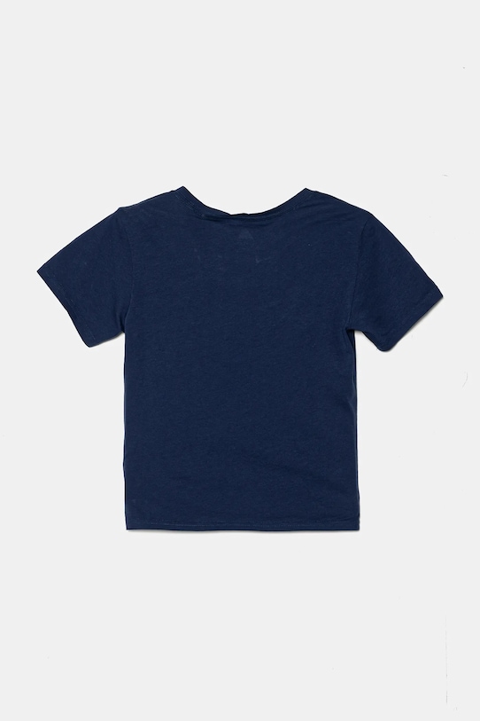 Дитяча бавовняна футболка Burton SCRIBBLE 243601 темно-синій AW24