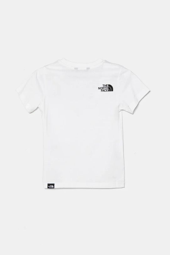 Dječja majica kratkih rukava The North Face TEEN S/S SIMPLE DOME TEE NF0A8DRPFN41 bijela AW24