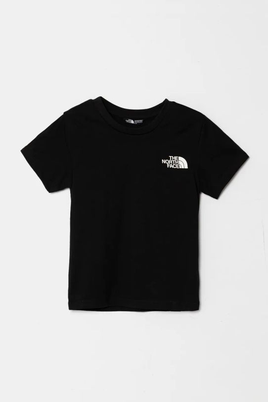 The North Face t-shirt dziecięcy TEEN S/S SIMPLE DOME TEE pozostałe czarny NF0A8DRPJK31