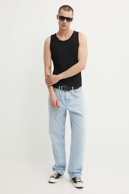 Футболка Samsoe Samsoe SALARS M24200035 чорний AW24