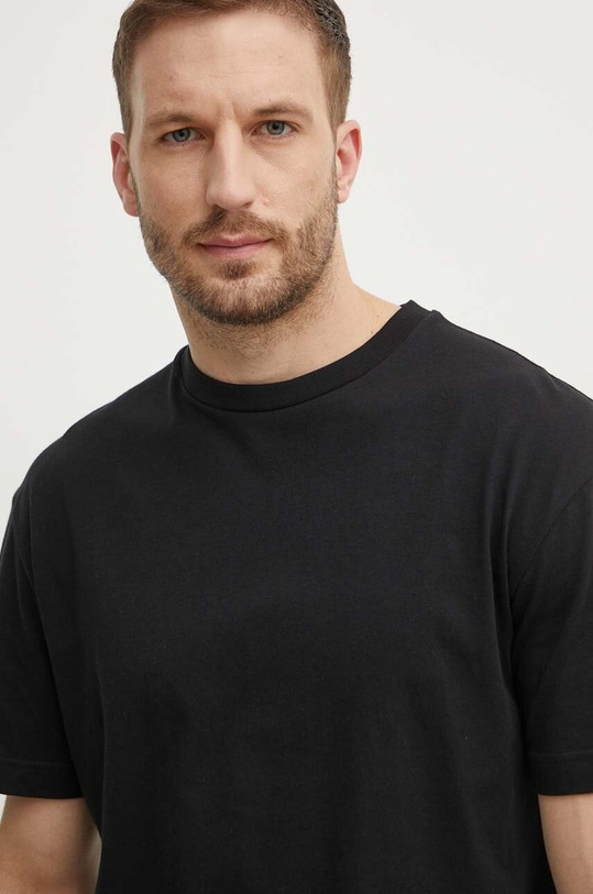 Βαμβακερό μπλουζάκι Calvin Klein μαύρο K10K113102