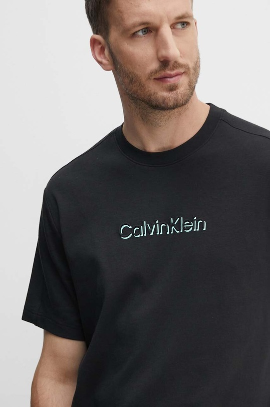 Bavlnené tričko Calvin Klein čierna K10K113105