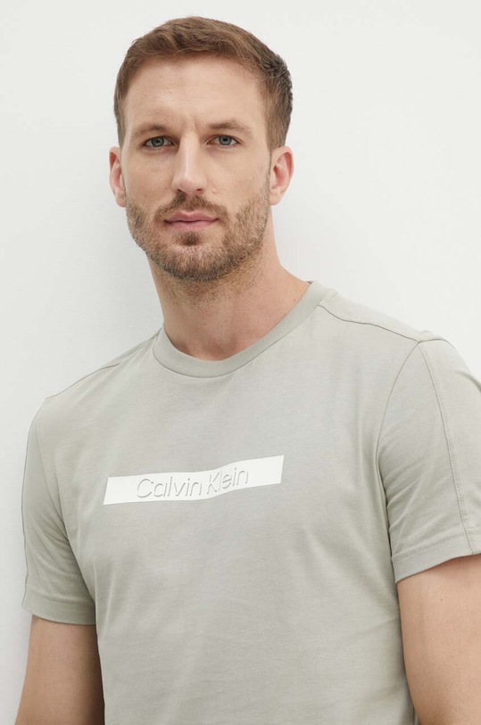 Calvin Klein tricou din bumbac bej K10K113110