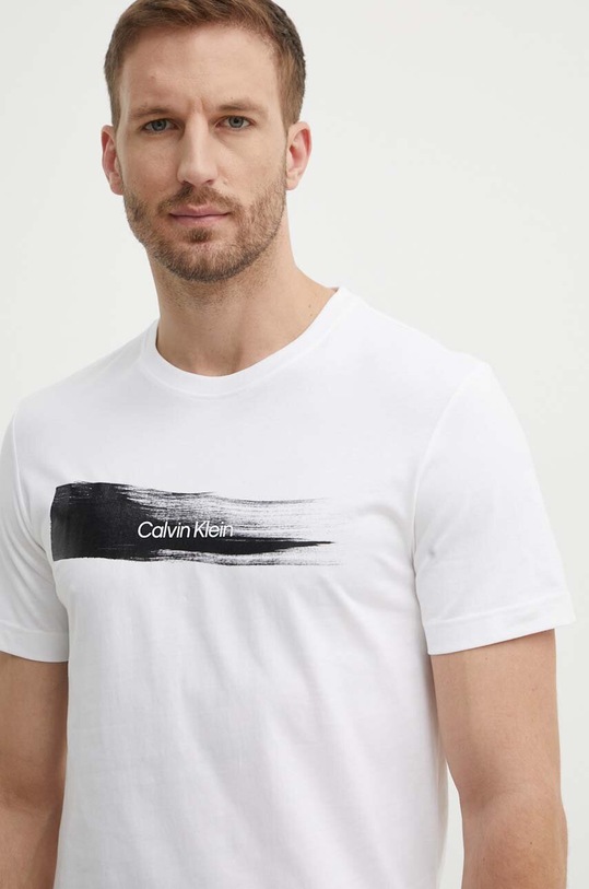 Calvin Klein tricou din bumbac alb K10K113113