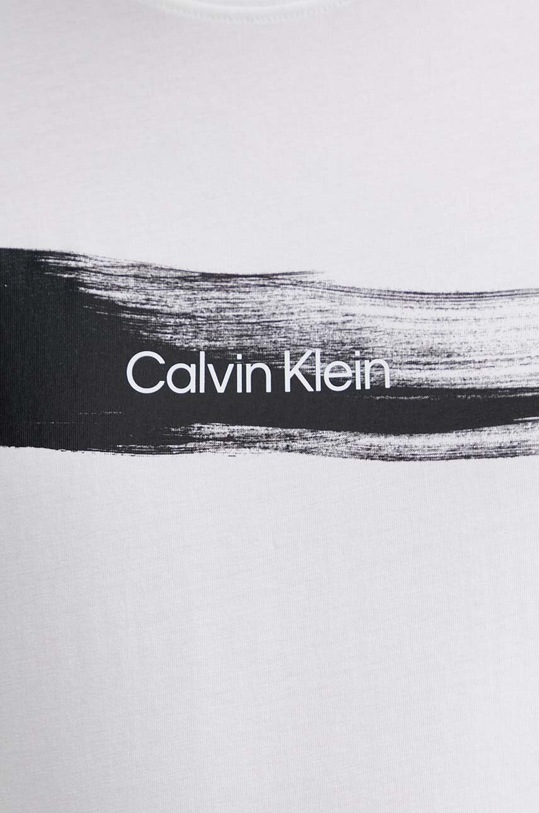 Calvin Klein tricou din bumbac K10K113113 alb