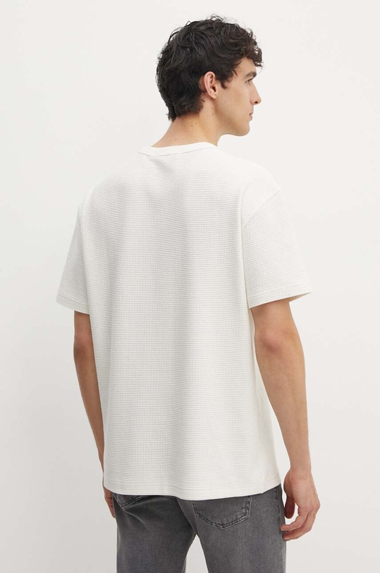 Oblečení Bavlněné tričko Calvin Klein Jeans J30J325645 béžová