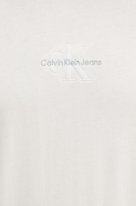 Бавовняна футболка Calvin Klein Jeans бежевий J30J325649