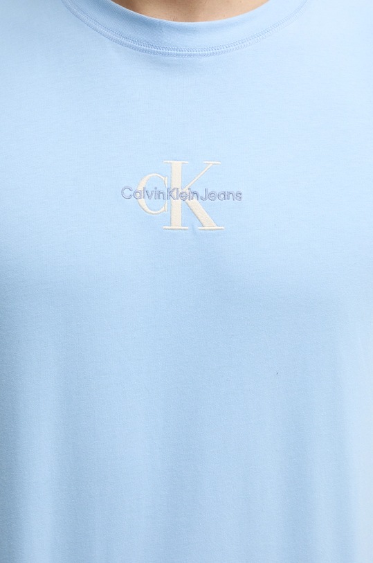 Calvin Klein Jeans tricou din bumbac J30J325649 albastru