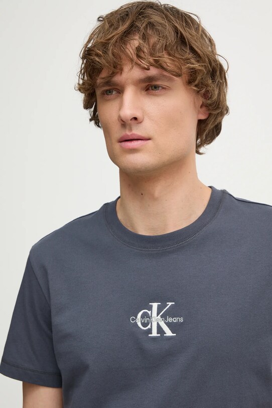Calvin Klein Jeans t-shirt bawełniany szary J30J325649