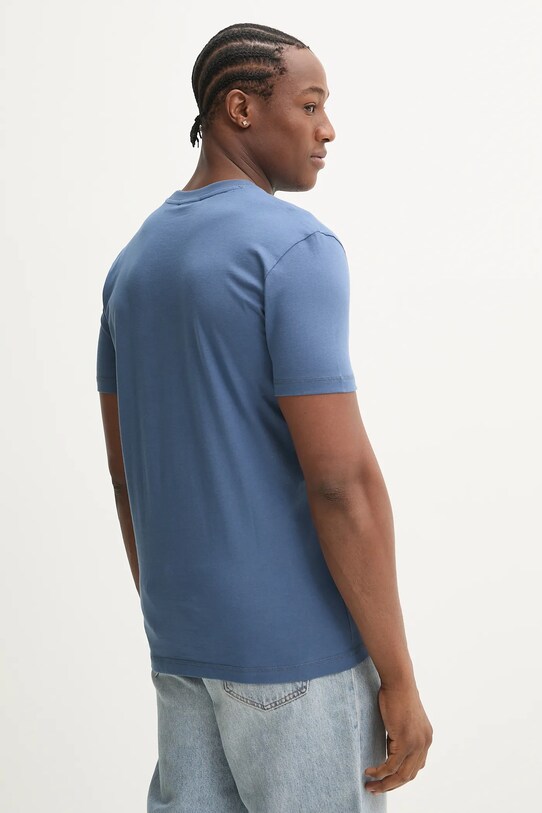 Odzież Calvin Klein Jeans t-shirt bawełniany J30J325649 niebieski