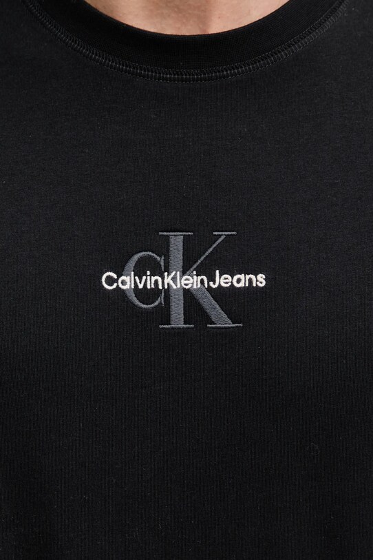 Calvin Klein Jeans tricou din bumbac J30J325649 negru