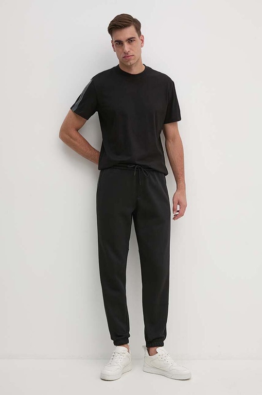 Bavlnené tričko Calvin Klein Jeans J30J325653 čierna AW24