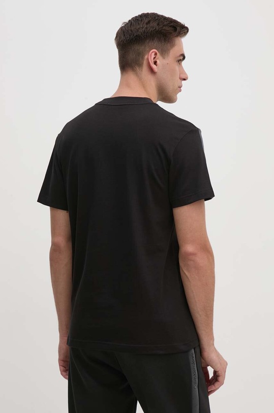 Ρούχα Βαμβακερό μπλουζάκι Calvin Klein Jeans J30J325653 μαύρο