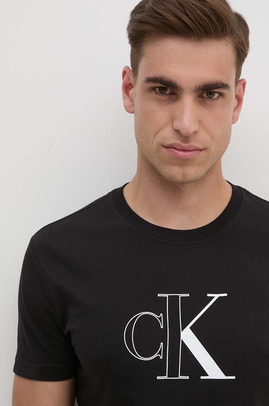 Calvin Klein Jeans tricou din bumbac negru J30J325678