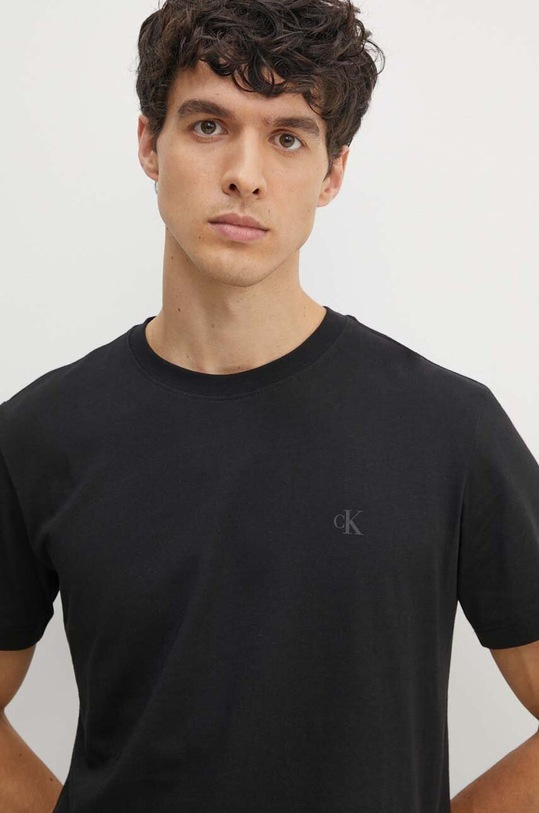 Бавовняна футболка Calvin Klein Jeans чорний J30J325683