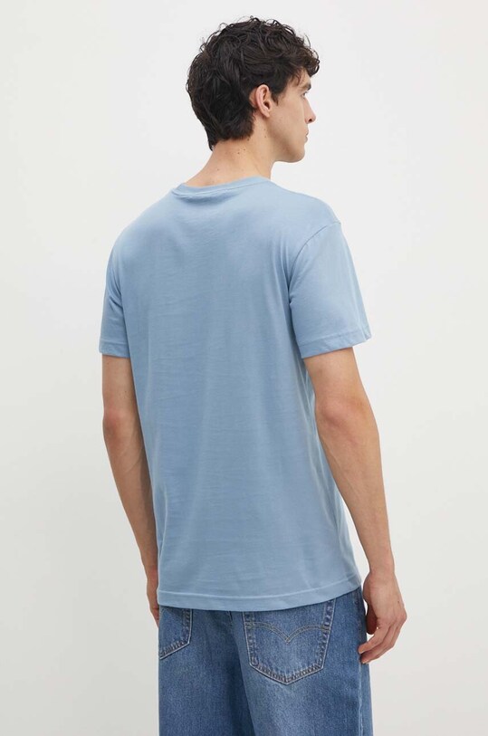 Oblečení Bavlněné tričko Calvin Klein Jeans J30J325687 modrá