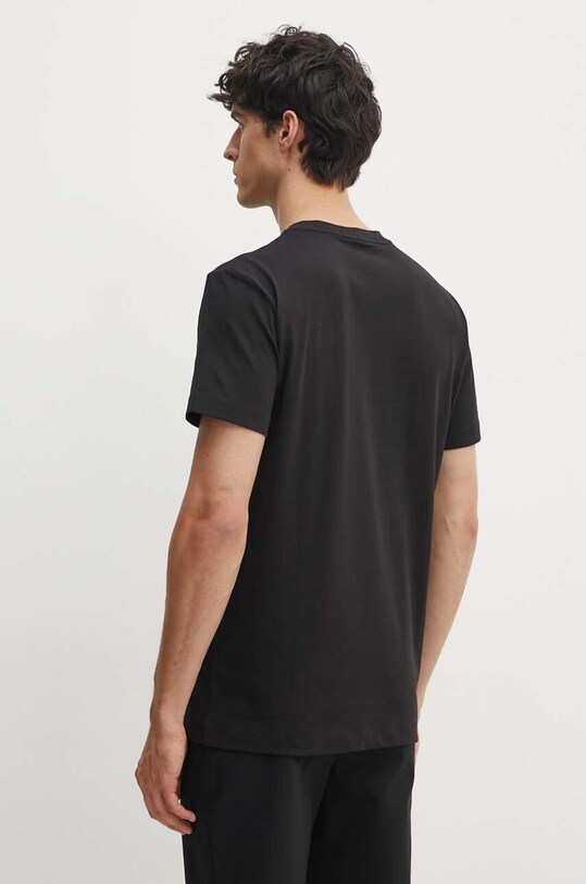 Bavlněné tričko Calvin Klein Jeans černá J30J325916